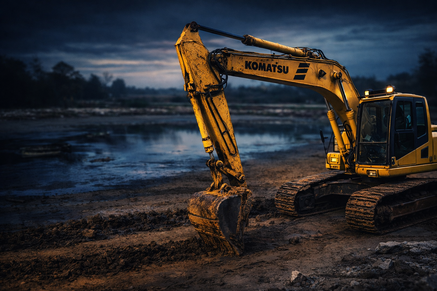 Naprawa maszyn budowlanych – koparki i ładowarki